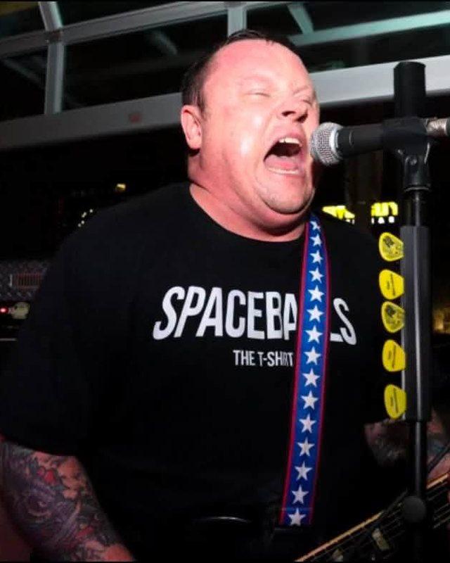 Andy, guitar of Blood Relics